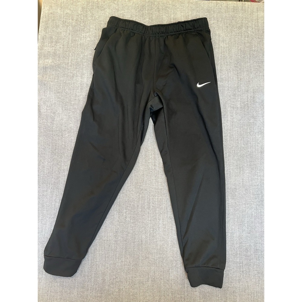 Nike Therma-FIT Jogger Pants Men's Large Black Athletic Training Sweatpants
